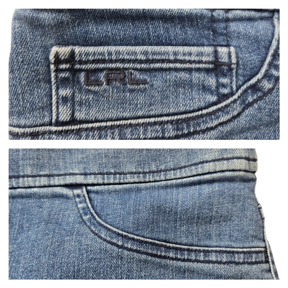 Lauren Ralph Lauren Blue Pull-On Jeggings Jeans - Picture 6 of 15